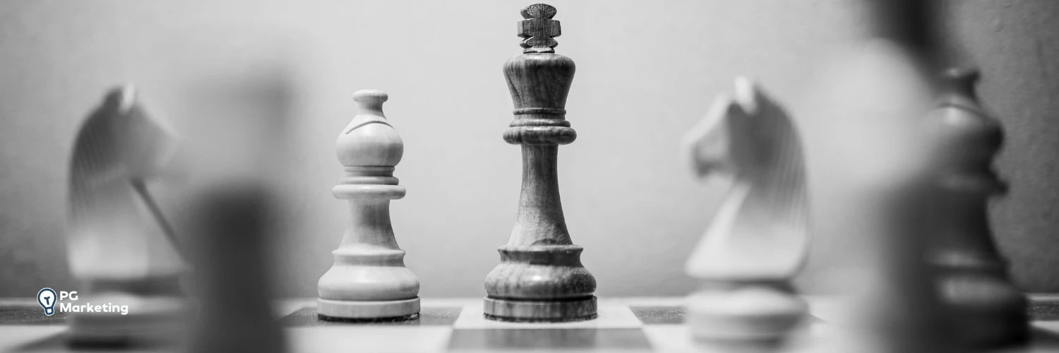 Peças de xadrez para indicar tomada de decisão
